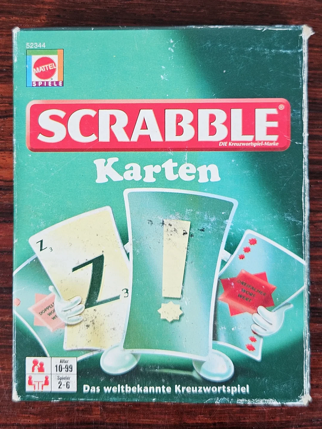 SCRABBLE Karten- Gesellschaftsspiel - MATTEL – Bild 1