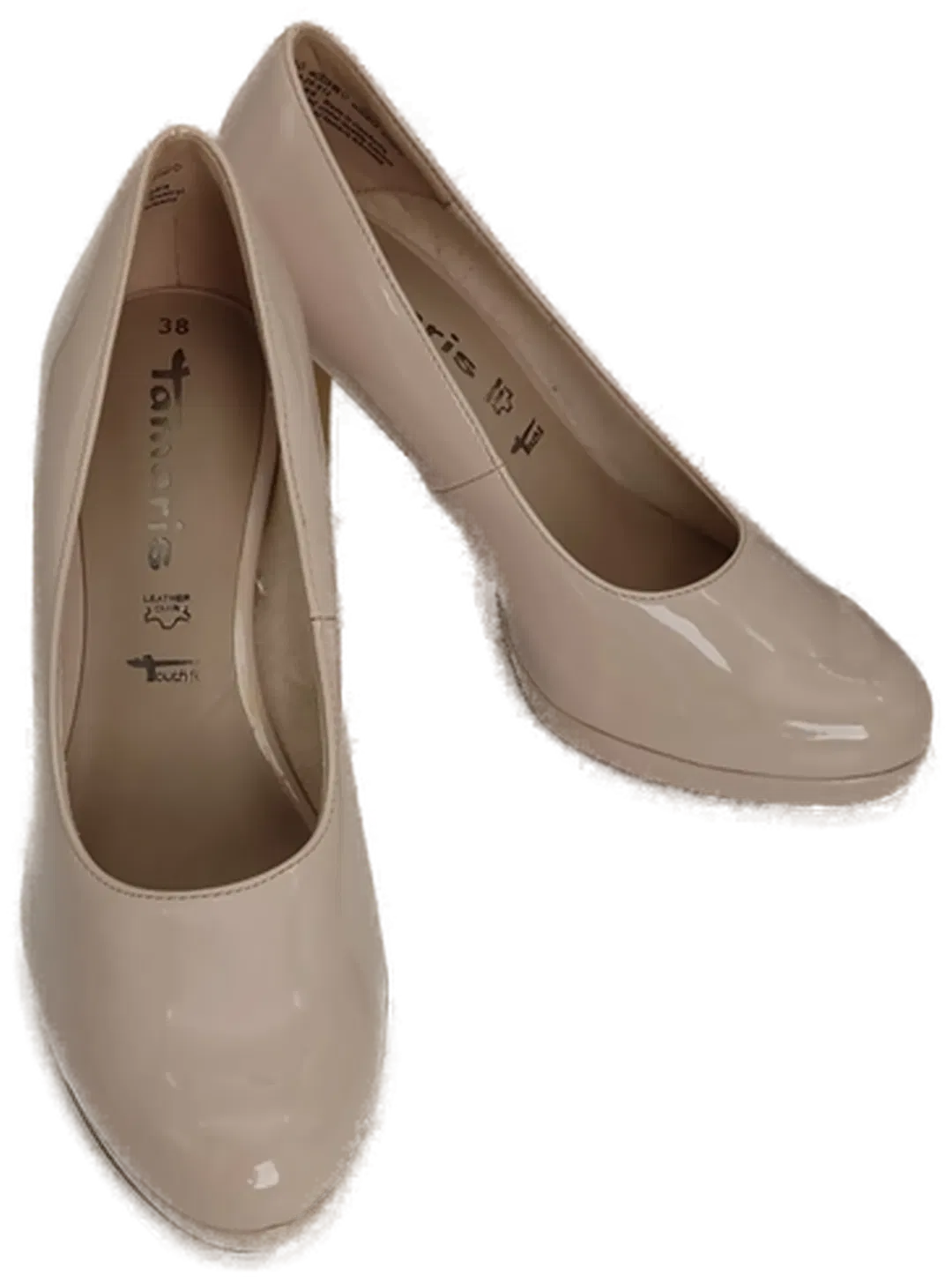 Tamaris Pumps in Lack-Optik, Echtes Leder, Altrosa - Bild 4