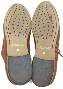 No Brand Herren Lederschuhe braun Gr. 41 – Vorschau 5
