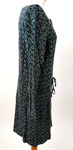 RAINBOW Damenkleid schwarz-mint - Gr. 36 - Bild 3