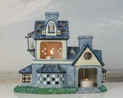 PartyLite Olde World Village Candle Shop Teelicht Haus  - Bild 3
