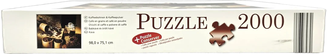 Ravensburger 2000-Teile-Puzzle Kaffeemotiv mit Bohnen und Tassen – Bild 4