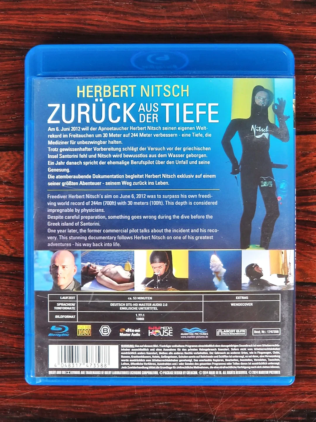 Herbert Nitsch - Zurück aus der Tiefe - Film - Blu-ray – Bild 2
