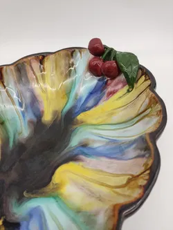 Mid-Century Obstschüssel oval - Bild 3