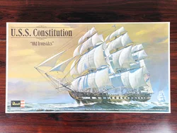 Vintage Revell U.S.S. Constitution "Old Ironsides" Modellbausatz (H-398) - 1970er Originalausgabe, Ungebaut in OVP (Segel teils beschädigt) – Vorschau 2
