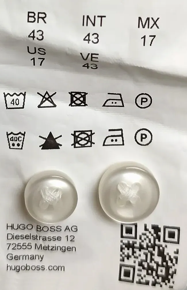 Hugo Boss Herrenhemd gemustert Gr. XL – Bild 4
