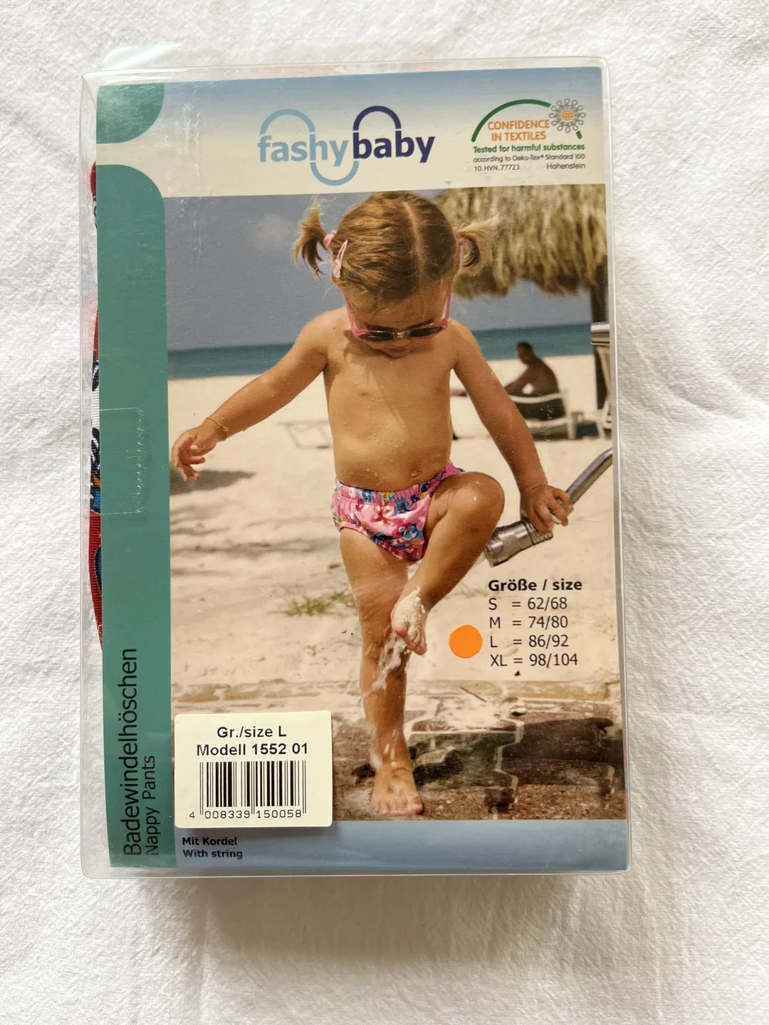 FASHY BABY Badewindelhose Gr. 86/92 (L) - Sommermuster, NEU - Bild 1