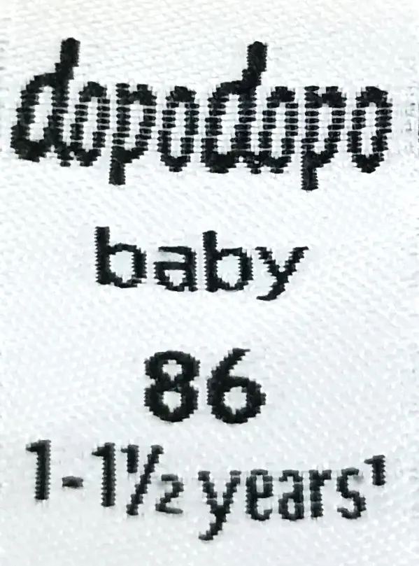 dopodopo Baby Weihnachtspullover dunkelblau gemustert Gr. 86 – Bild 4