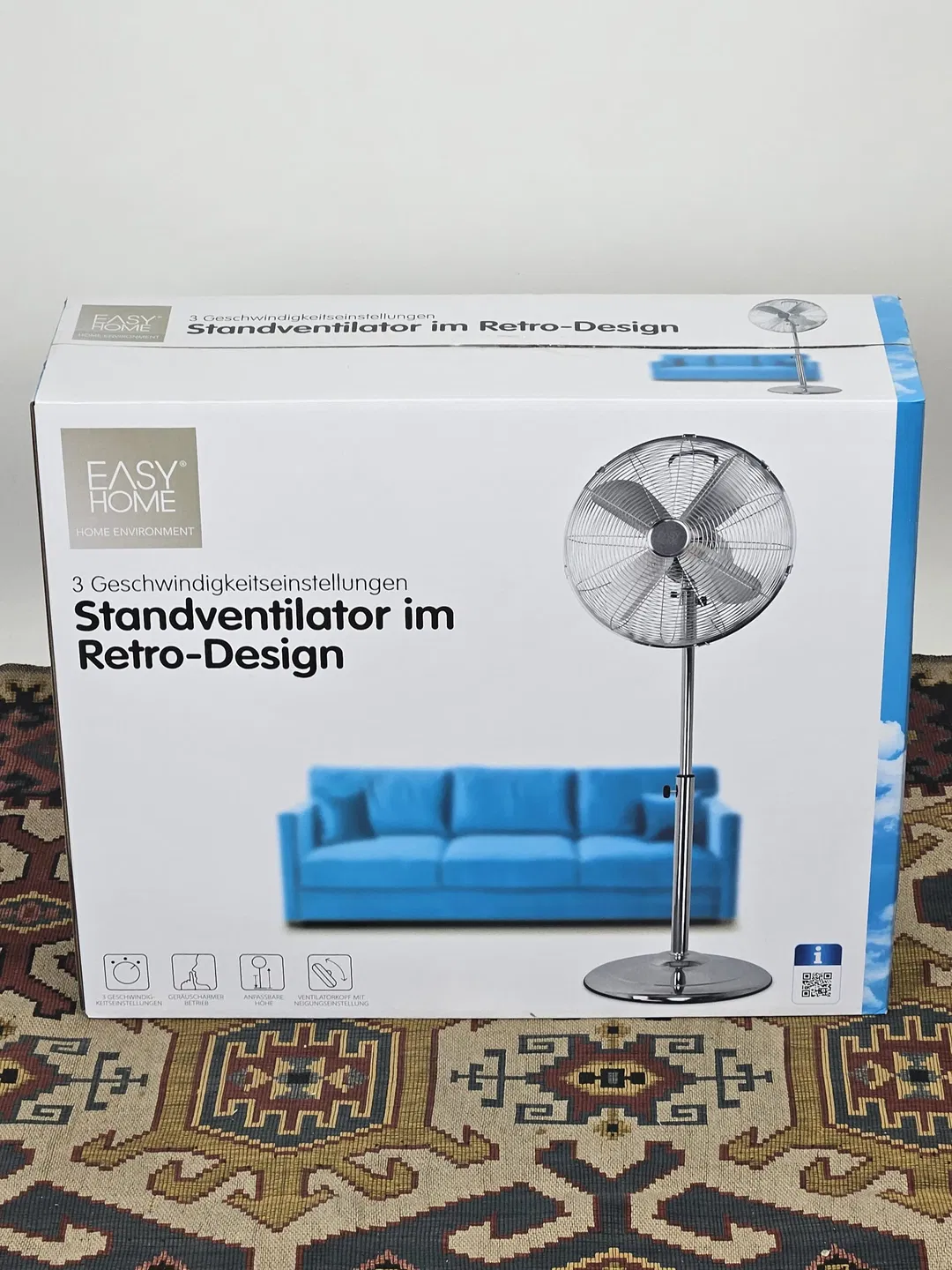 EASY HOME Standventilator im Retro-Design - Bild 4