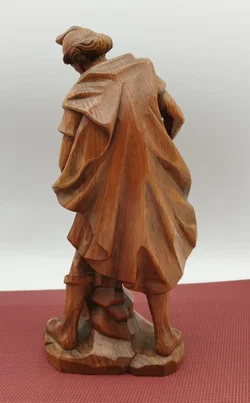 Geschnitzte Holzfigur Hl. Florian | Liebevoll Erhalten – Vorschau 3