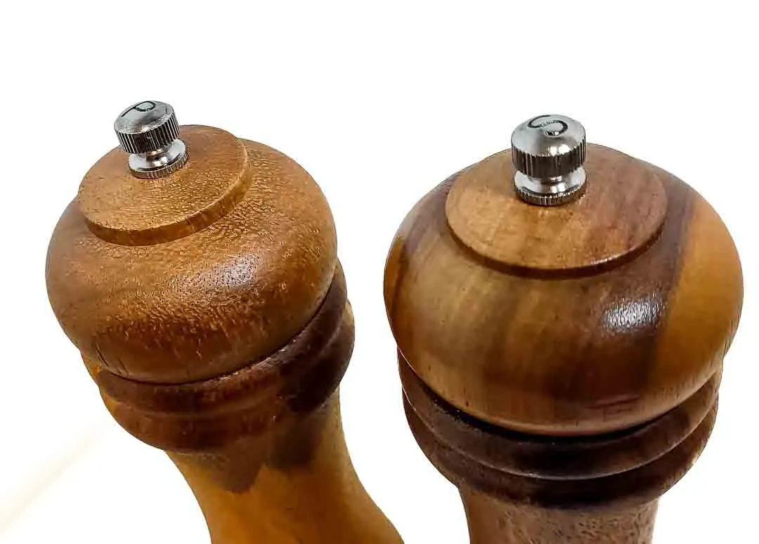 Silvercrest Salz- und Pfeffermühlen-Set – Echtholz Unbenutzt & Neuwertig 21 cm - Bild 4