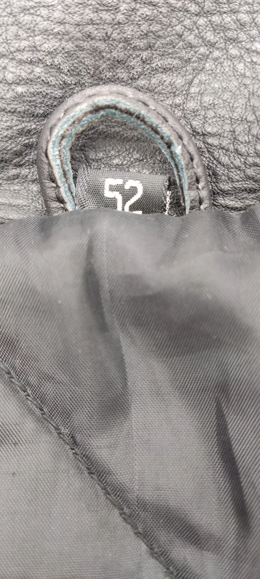 Spirit of Biker Herren Lederjacke schwarz Gr. 52 – Bild 6