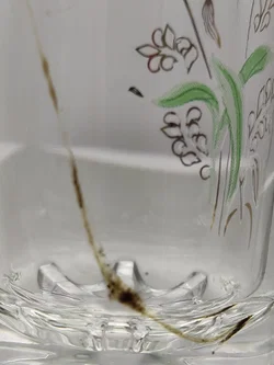 DeValbor Trinkgläser 4er-Set mit Irisblüten | Italienischer Retro-Charme - Bild 10