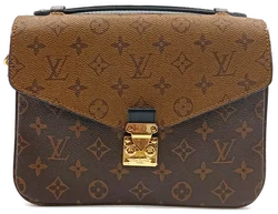 Luis Vuitton Metis Monogram Reverse Pochettee Umhängetasche braun  – Vorschau 1