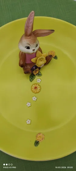 Goebel Porzellan-Osterschale Mit Hase Und Blüten | Frühlingsgrüße - Bild 7