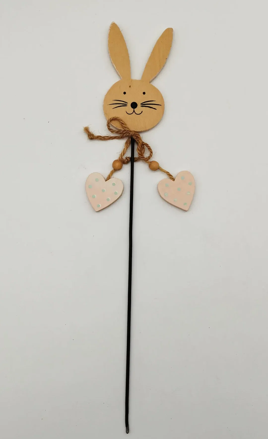 Gartenstecker Hase Holz | Frühlingsgruß - Bild 1