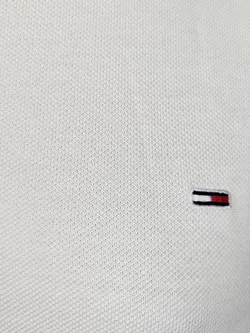 TOMMY JEANS Damen Poloshirt, weiß - Gr. L  - Bild 5