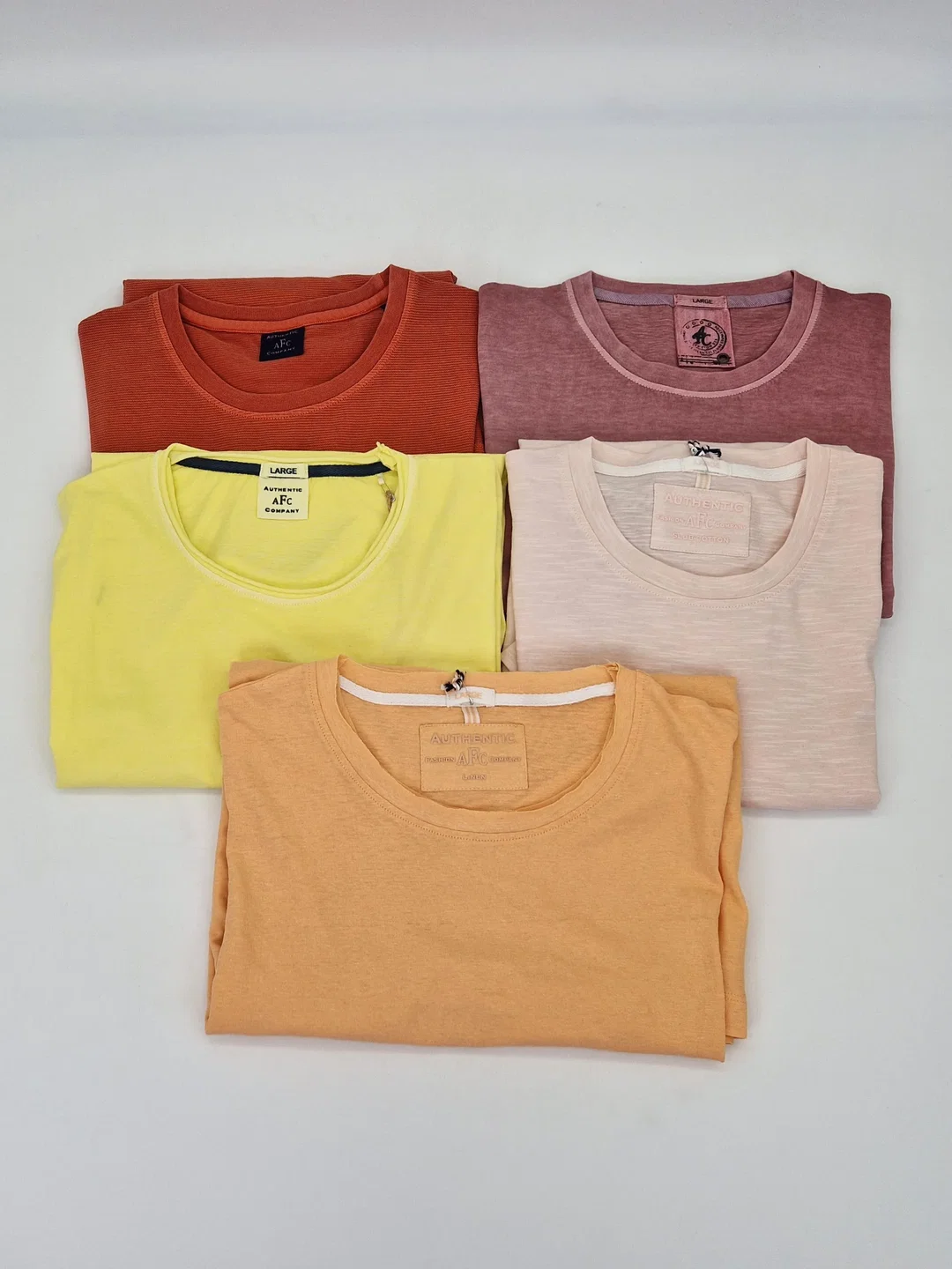 Herren T-Shirts Basic 1 - 5er Pack - Größe L - Bild 1