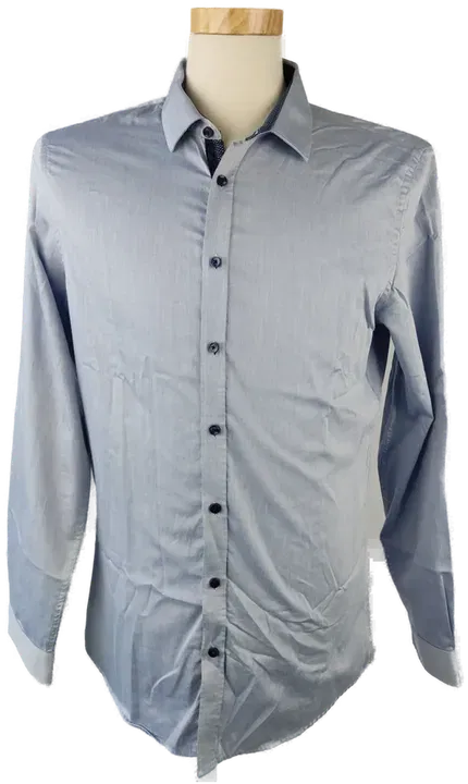 Angelo Litrico Herrenhemd hellblau - M (Slim fit) - Bild 1