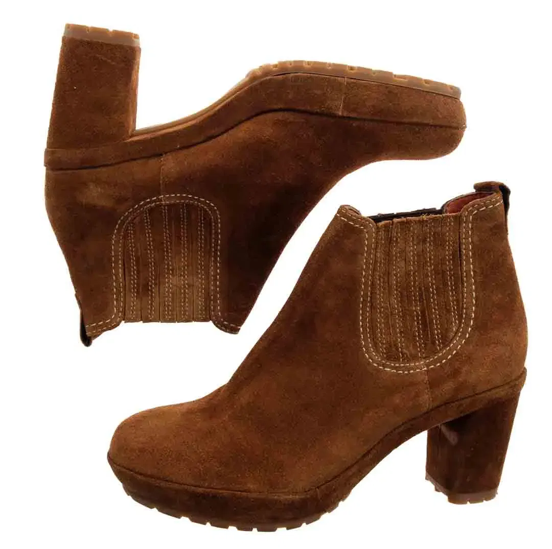 HÖGL Damen Stiefeletten / Boots in braun, Größe 36 - Bild 4