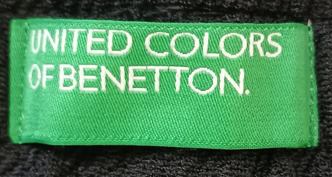 United Colors of Benetton Damen Jogginghose schwarz gemustert Gr. L/G – Bild 3