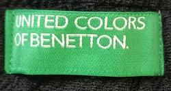 United Colors of Benetton Damen Jogginghose schwarz gemustert Gr. L/G - Bild 3