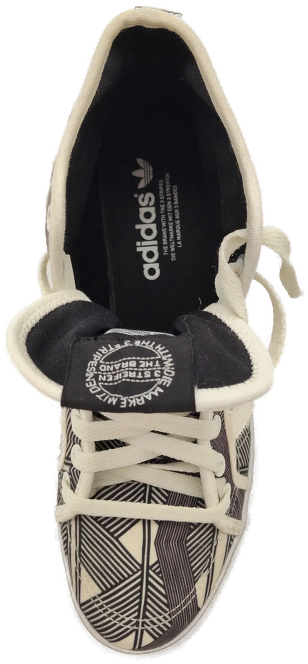 Adidas Damen-Sneaker Größe 40 Schwarz-Weiß | Retro-Charme – Bild 4