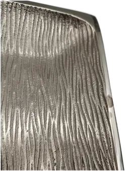 Dekoplatte Metall Silber | Charakterstück - Bild 3