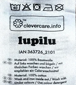 lupilu Kinder Weihnachtspullover rot gemustert Gr. 86/92 - Bild 4