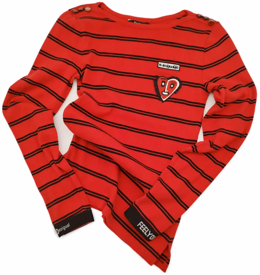 Gestreiftes Langarmshirt Desigual | Vielseitiges Alltagsstück - Bild 4