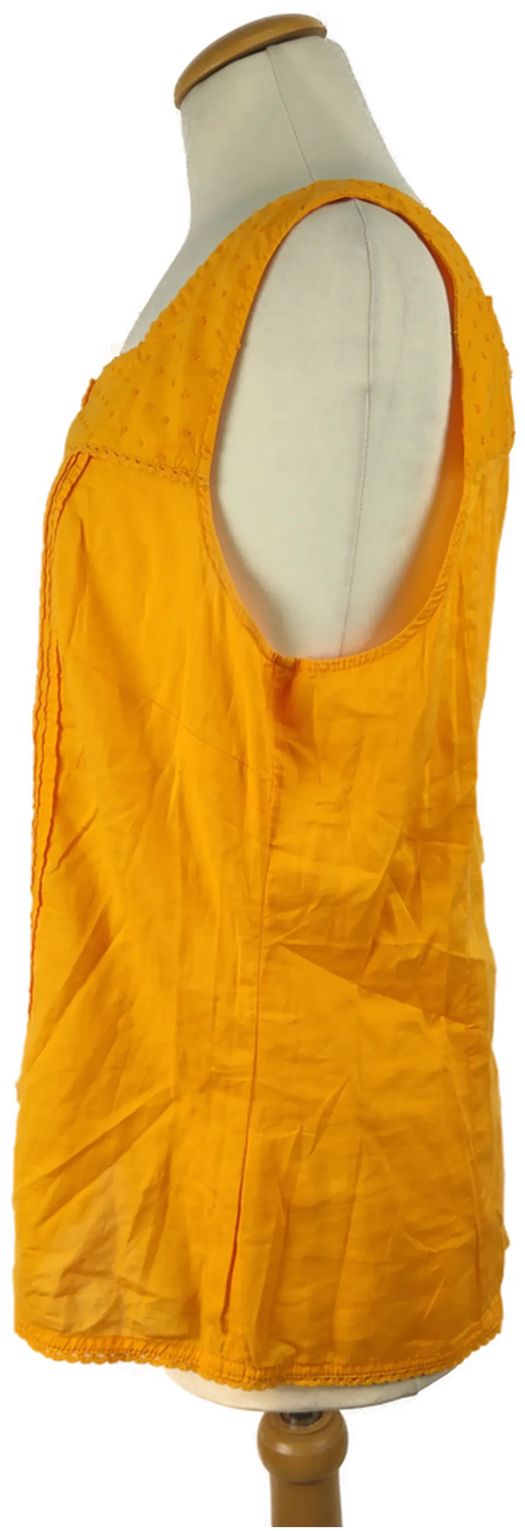 Damen Top s.Oliver Baumwolle Unifarben Gr.42 | Sommerleicht – Bild 2