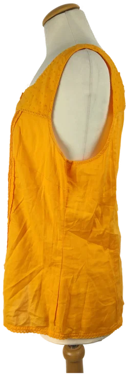 Damen Top s.Oliver Baumwolle Unifarben Gr.42 | Sommerleicht - Bild 2