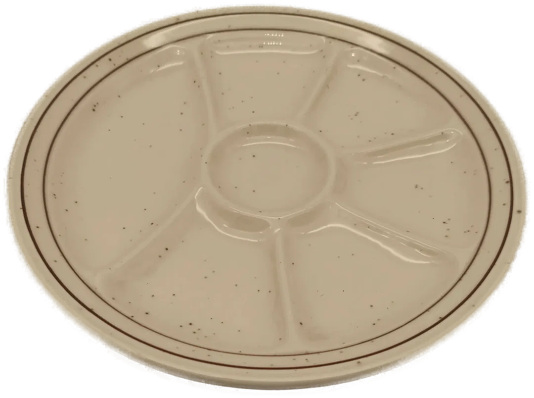 6 Fondueteller, France, Keramik - Bild 1