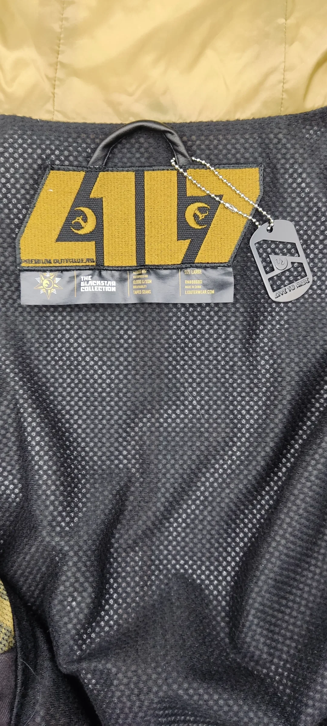 L1 Herren Jacke schwarz Gr. L – Bild 4