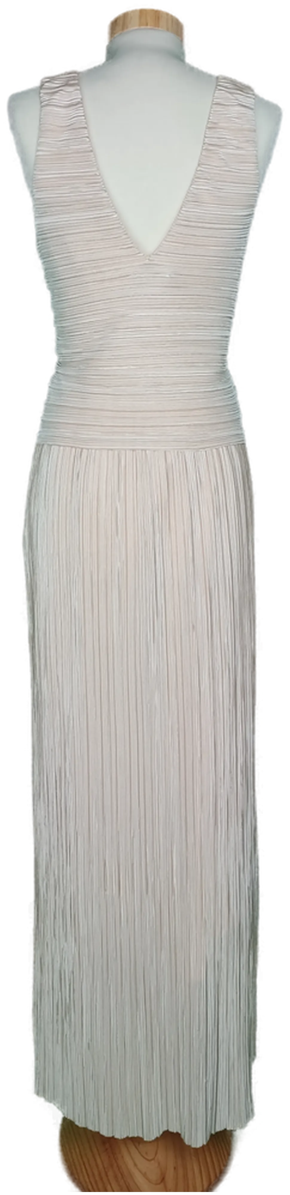 s.Oliver Damen Abendkleid cremefarben - S/36 – Bild 2