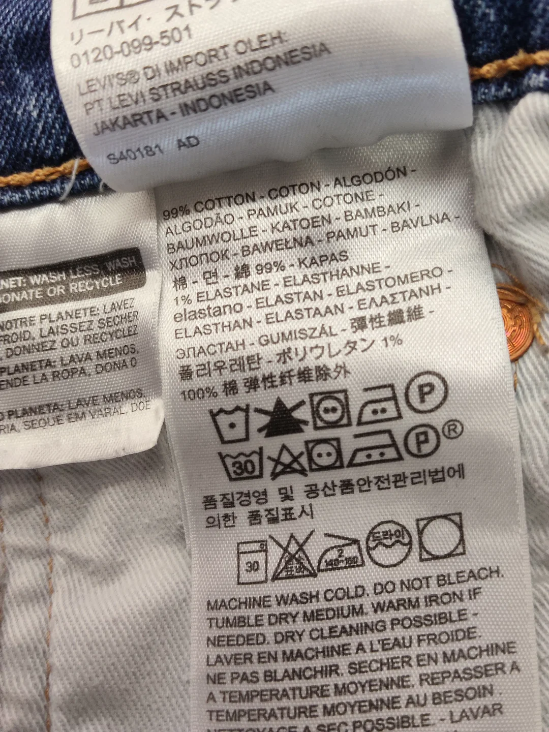 Levi's Jeans Damen EUR 40 L36 / Zeitreise-Jeans – Bild 4
