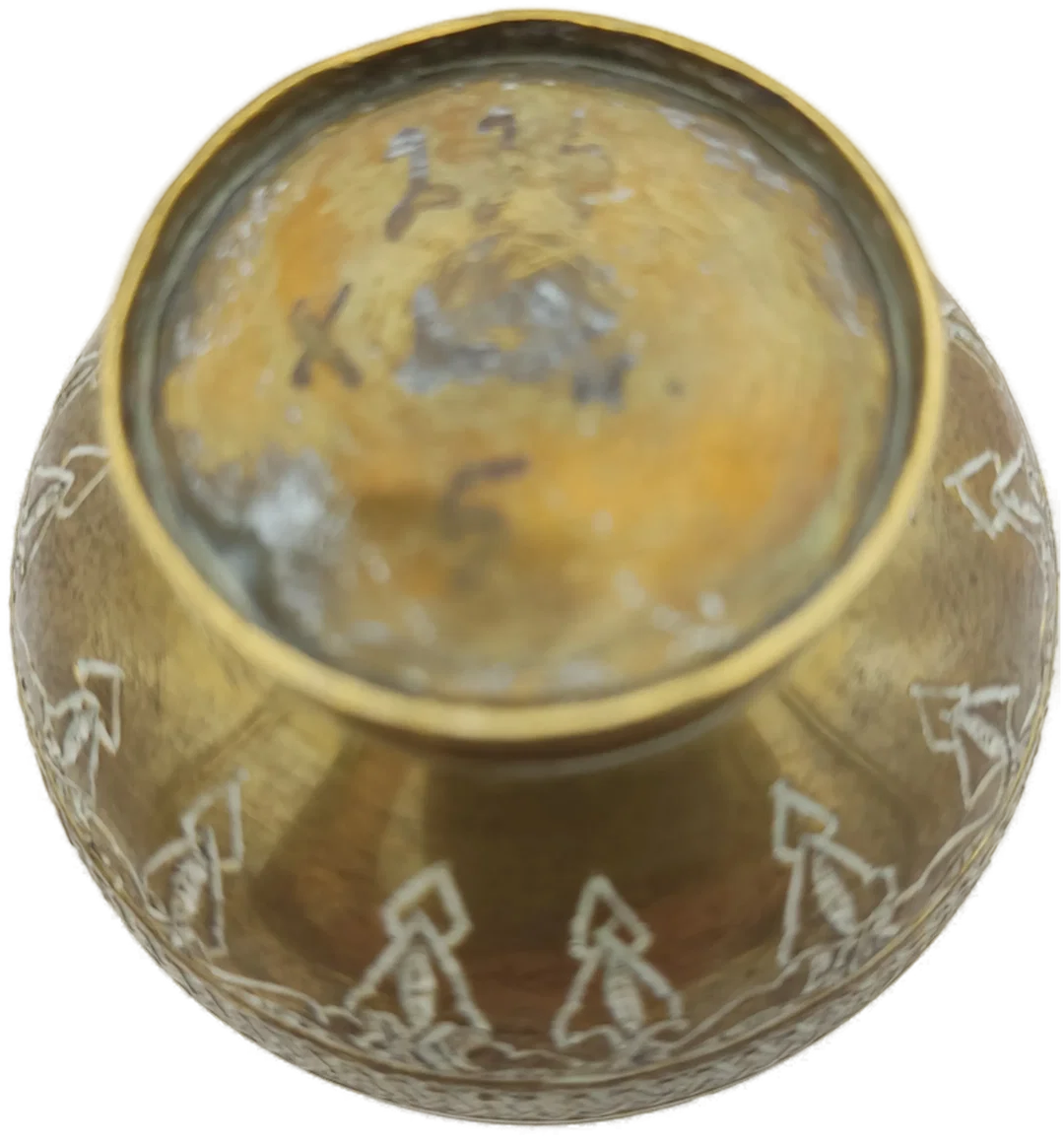 Islamische Arabische Messingvase | Handgravierter Orientalische Charme – Bild 8