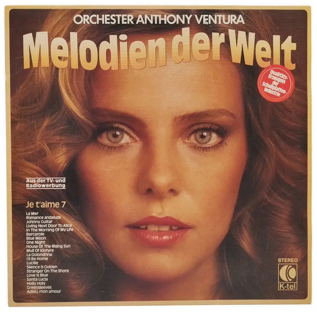 LP Orchester Anthony Ventura (1978) – Internationale Melodien | Retro - Bild 1