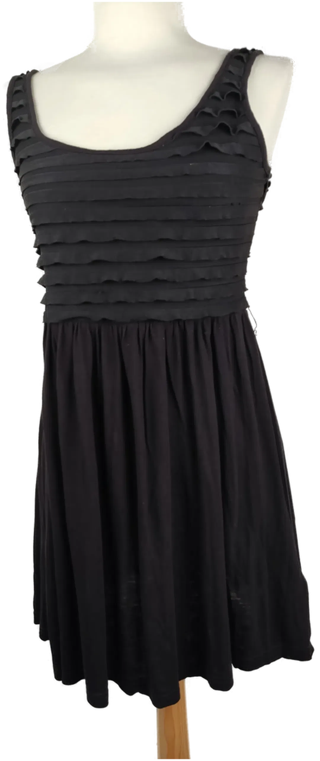 H&M Divided Damen-Minikleid schwarz - S/36 - Bild 1