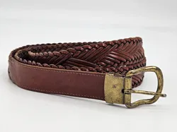 Damen Leder Flechtgürtel - Länge ca. 120 cm - Bild 3