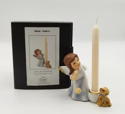 Goebel Porzellan - Schutzengel Kerzenständer - 9,5cm - Bild 4