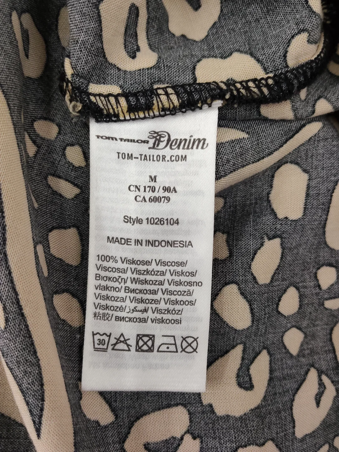 Sommertop Tom Tailor Denim (Viskose, Gr. 38) | Sommerleicht – Bild 5