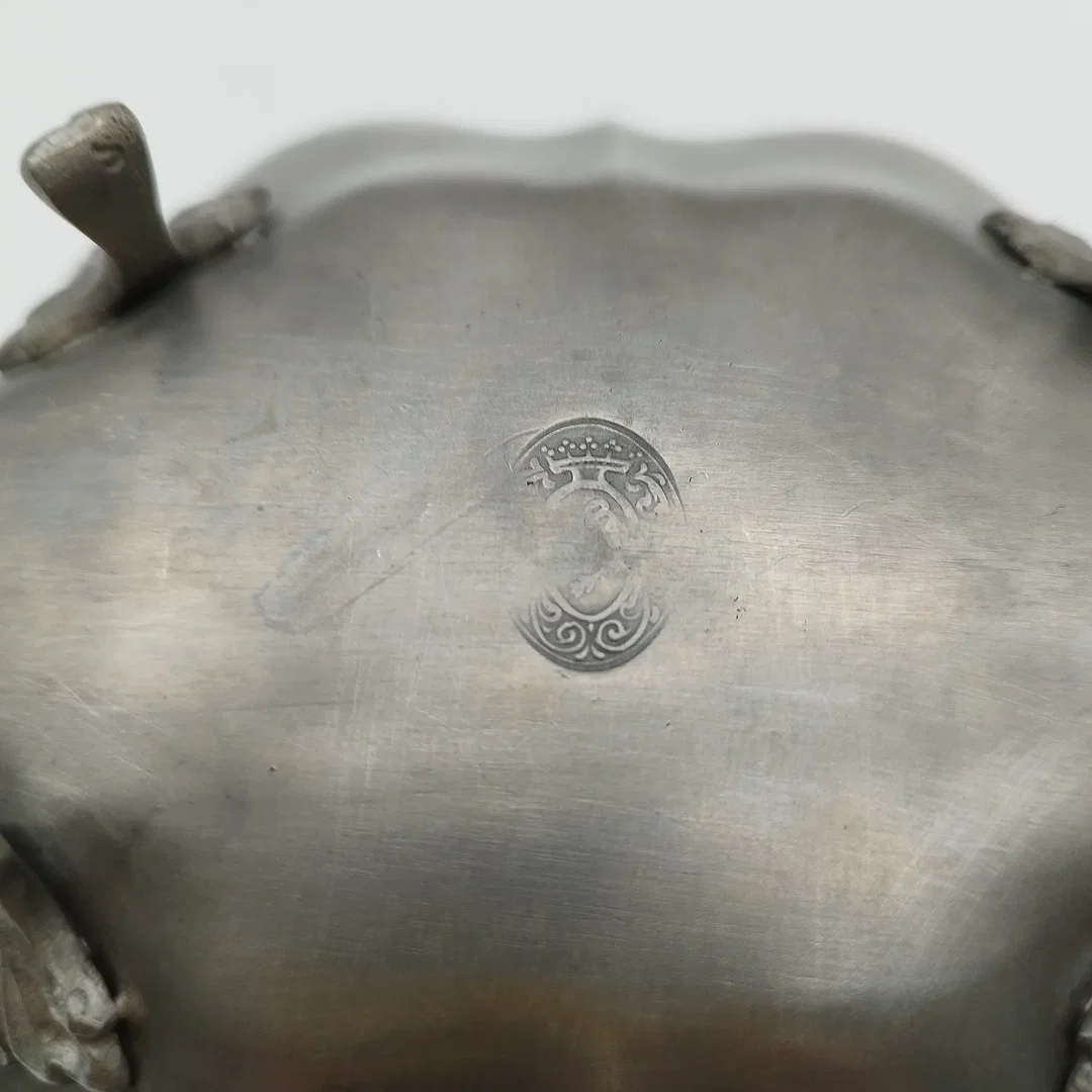 Metall-Potpourri-Schale, Zinn | Retro-Charme – Bild 5