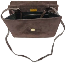 Bruno Magli Damen Handtasche braun, Made in Italy - Bild 3