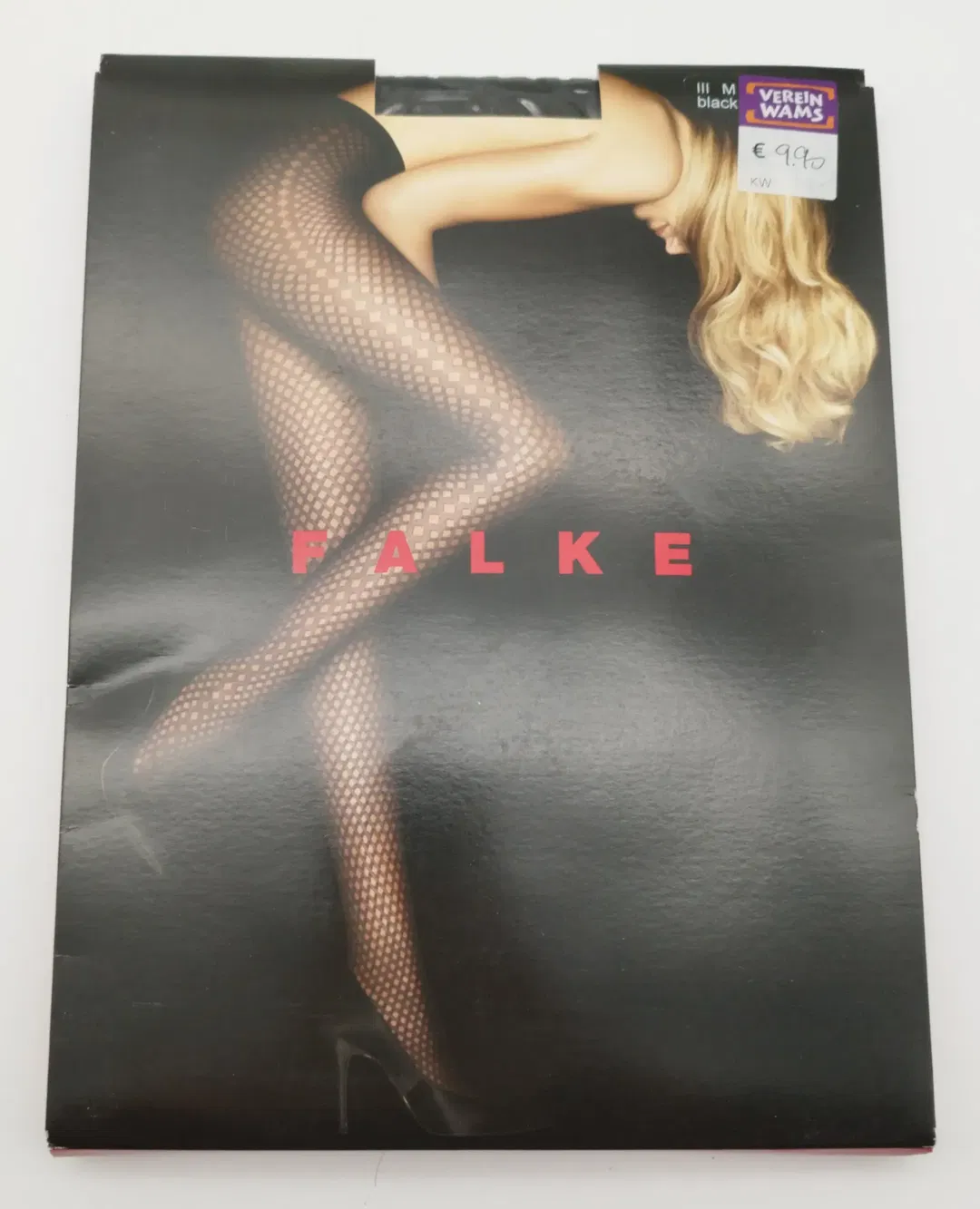 FALKE Strumpfhose bemustert - Gr. M/L / Schwarz - Bild 4