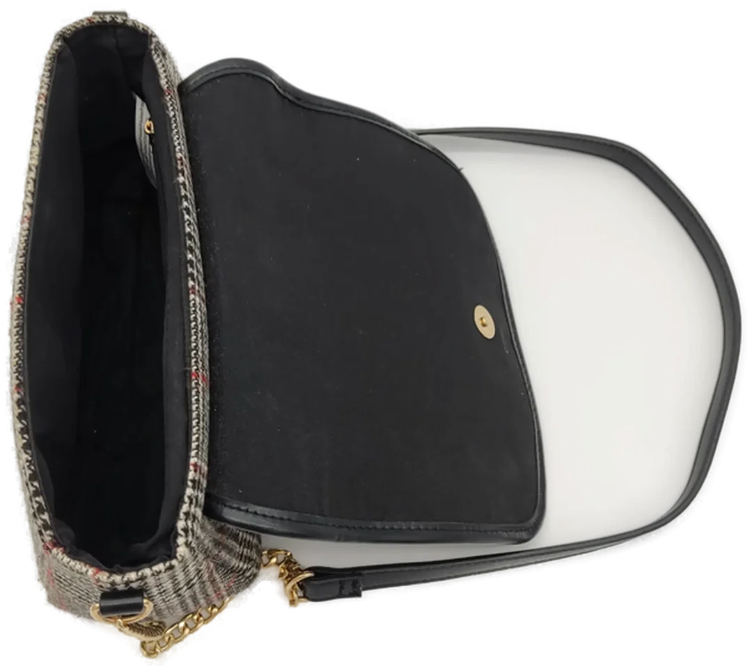 Damen Hand- Schultertasche kariert – Bild 3