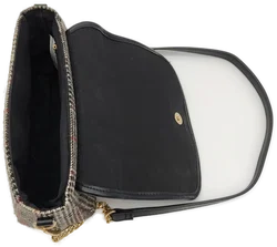 Damen Hand- Schultertasche kariert - Bild 3