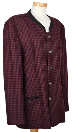 Styrian Lady Damen Trachtenjacke, rot/schwarz - Gr. XXXL  - Bild 2