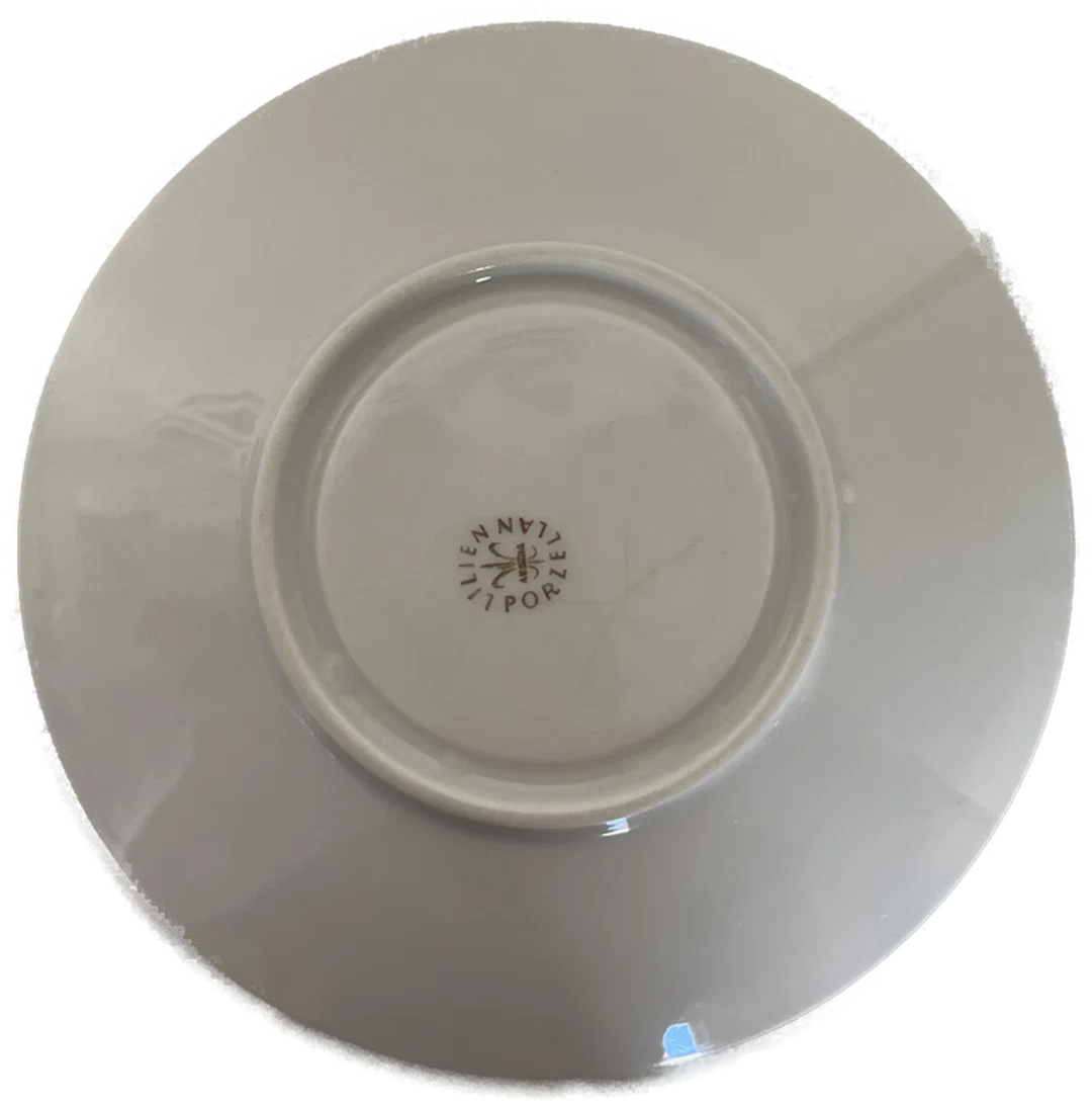 LILIEN PORZELLAN Daisy Original Kaffeeuntertasse grün alt – Bild 2