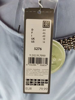 Bluse s.Oliver aus Modal Hellblau | Neu mit Etikett – Vorschau 4